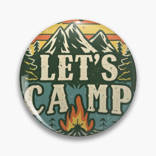 Item preview, Campfire Escapade Emblem designed and sold by Daniel Haddad.