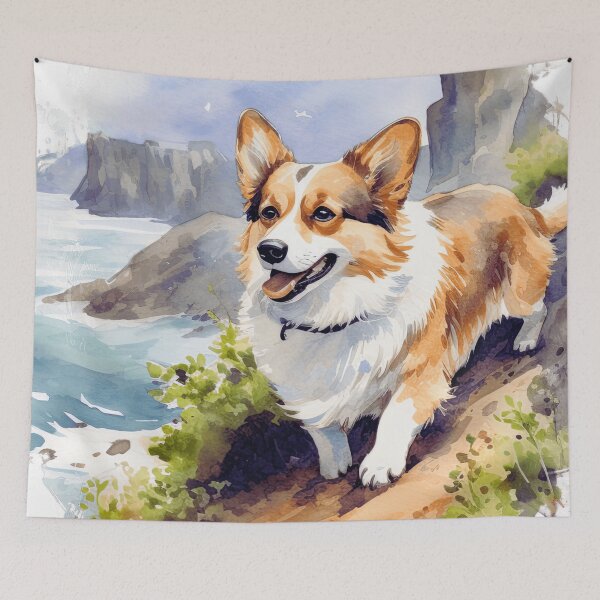 Item preview, Cute Pembroke Welsh Corgi Art designed and sold by TheAnimalZ00.