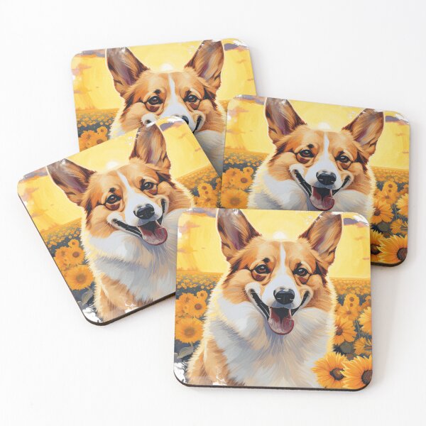 Item preview, Corgi In The Sunflower Field designed and sold by TheAnimalZ00.
