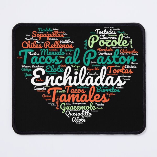 Item preview, Mexican Culture - Hispanic Heritage - Mexican Foods Heart designed and sold by elvisg03.