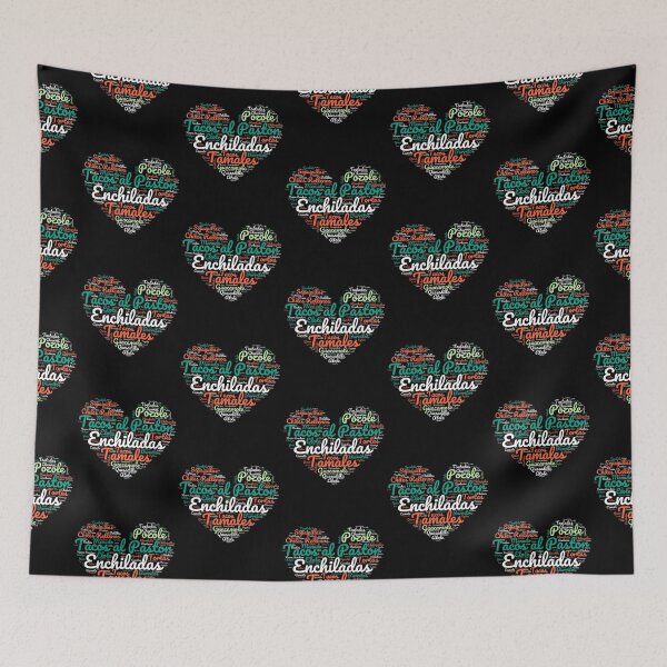 Item preview, Mexican Culture - Hispanic Heritage  - Mexican Foods Heart designed and sold by elvisg03.