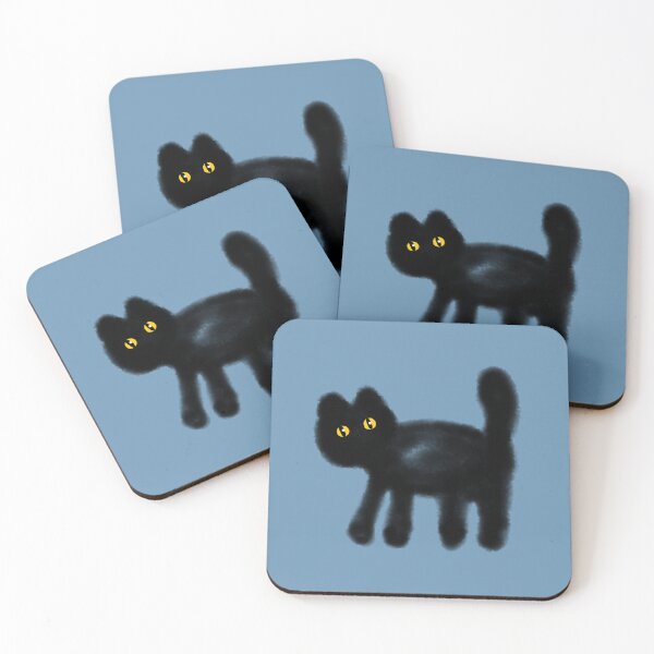 Item preview, black cat, nero, cat designed and sold by zzzozzo.