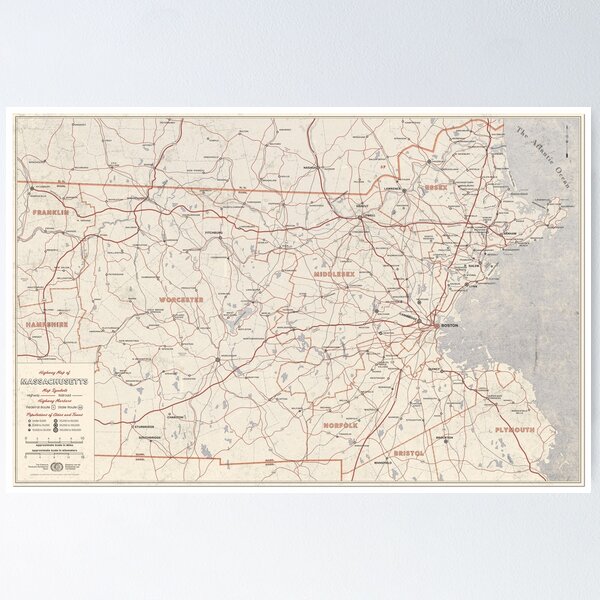 Item preview, L'Appel de Cthulhu : Arkham - Carte du Massachusetts designed and sold by Chaosium.