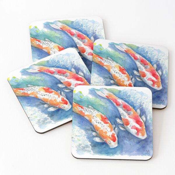 Item preview, Splashing Koi designed and sold by ALA Creative Studio.