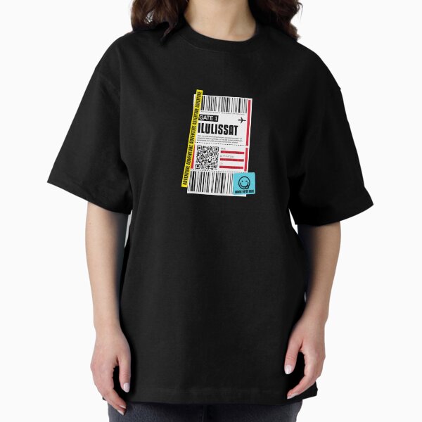 Baggage Tag Ilulissat Greenland Arctic Travel Destination Oversized T-Shirt