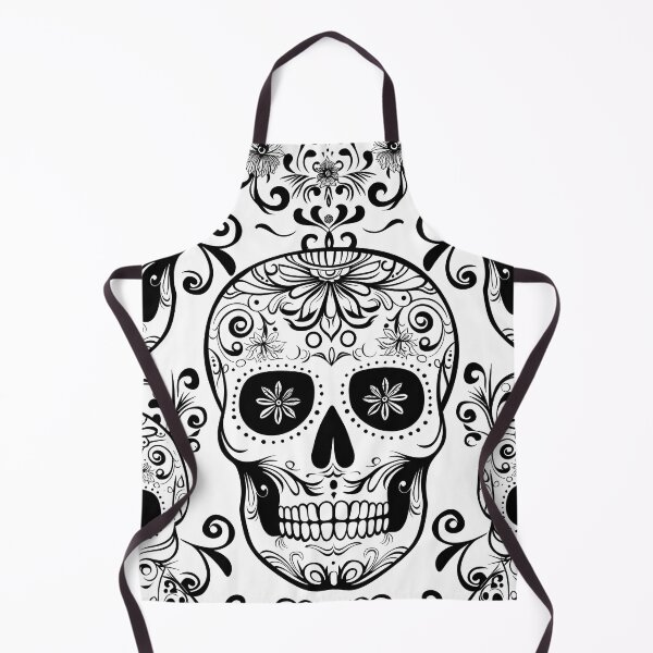 Item preview, Sugar skulls seamless background canvas pattern designed and sold by dcrc.