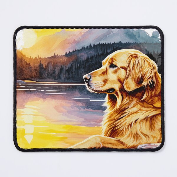 Item preview, Golden Retriever By The Mountains designed and sold by TheAnimalZ00.
