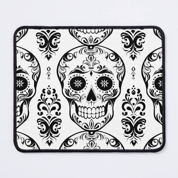 Item preview, Sugar skulls seamless background canvas pattern designed and sold by dcrc.