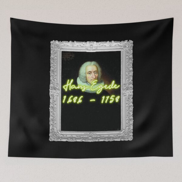 Item preview, 16th Century Hans Egede Portrait Greenland Kalaallit Nunaat Nuuk designed and sold by GraTEEtude.