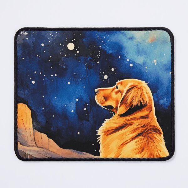 Item preview, Golden Retriever In The Desert At Night designed and sold by TheAnimalZ00.