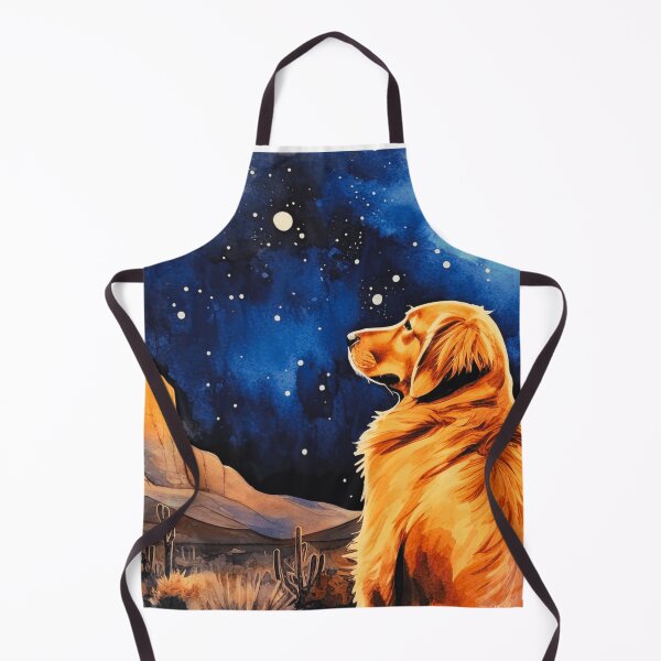 Item preview, Golden Retriever In The Desert At Night designed and sold by TheAnimalZ00.