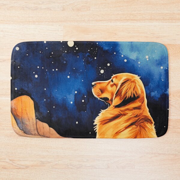 Item preview, Golden Retriever In The Desert At Night designed and sold by TheAnimalZ00.