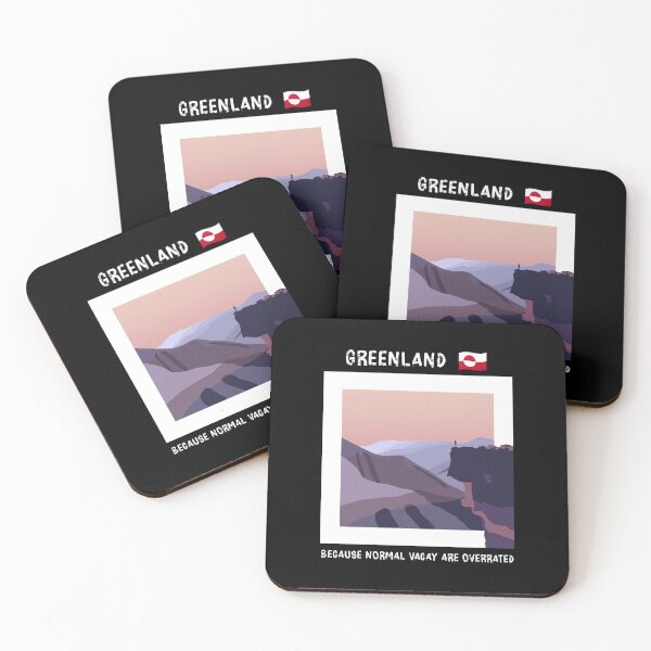 Item preview, Greenland - Because Normal Vacations Are Overated Arctic Travel Destination designed and sold by GraTEEtude.