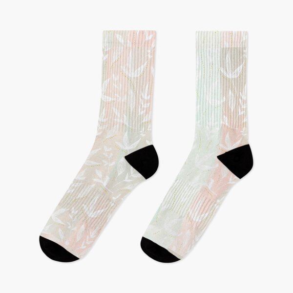 Item preview, Leaf pattern with soft colour background designed and sold by dytf79.