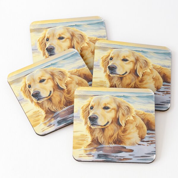 Item preview, Golden Retriever In The Water designed and sold by TheAnimalZ00.