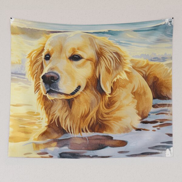 Item preview, Golden Retriever In The Water designed and sold by TheAnimalZ00.