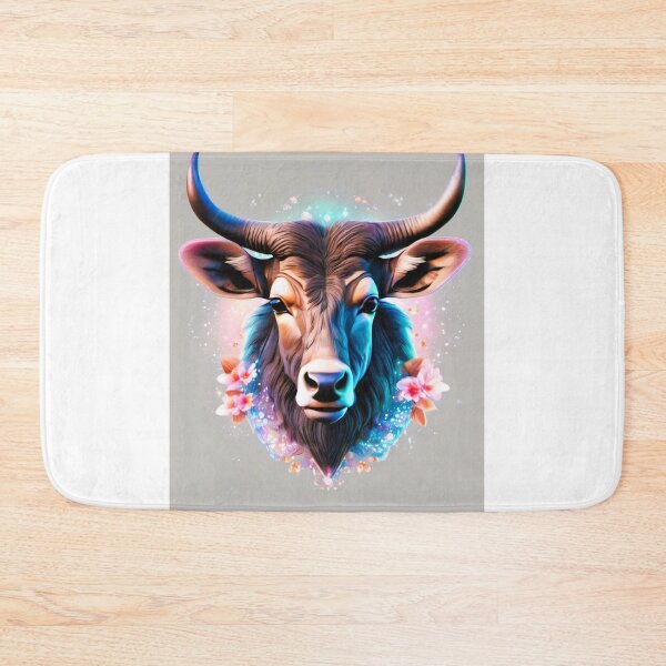 Item preview, wildebeest head, ungulate mammals, herbivore living in Africa designed and sold by janjacbu.