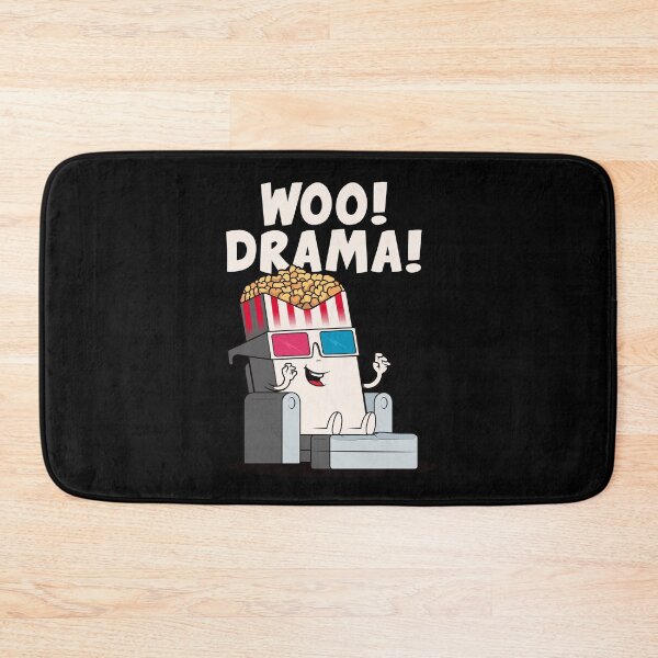 Item preview, Woo! Drama! Funny popcorn character loves drama! designed and sold by messy-nessie.