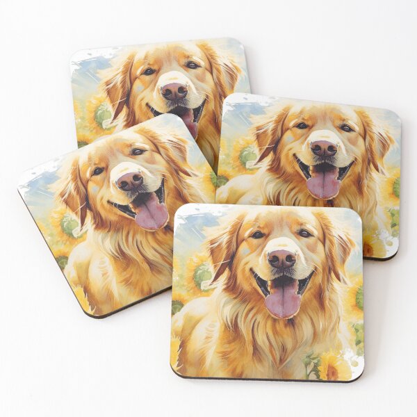 Item preview, Golden Retriever In The Sunflower Field designed and sold by TheAnimalZ00.