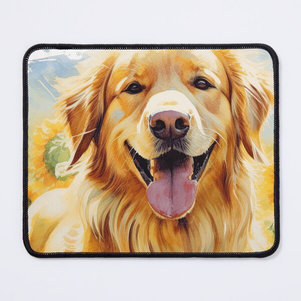 Item preview, Golden Retriever In The Sunflower Field designed and sold by TheAnimalZ00.