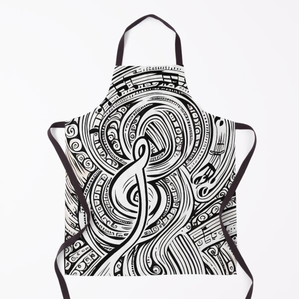 Item preview, Abstract music treble clef designed and sold by Artbellachi.