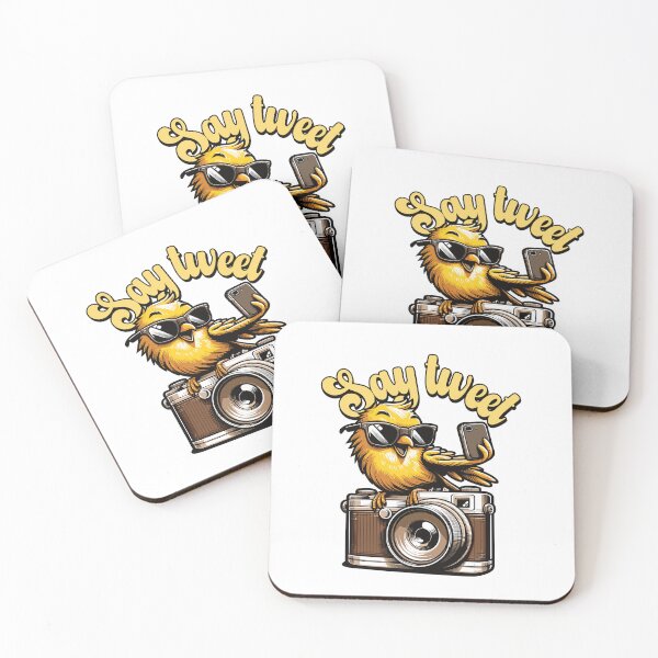 Item preview, "Chic Chick Click" - Social Media Savvy Bird designed and sold by PrintMastery.