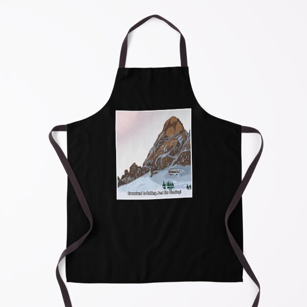 Item preview, Greenland Is Calling, And I'm Coming! Snowy Mountain Drawing designed and sold by GraTEEtude.