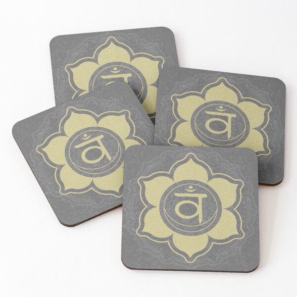 Item preview, Sacral Chakra Mandala - Slate + Gold designed and sold by Irene Estelle.