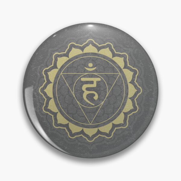 Item preview, Throat Chakra Mandala - Slate + Gold designed and sold by Irene Estelle.