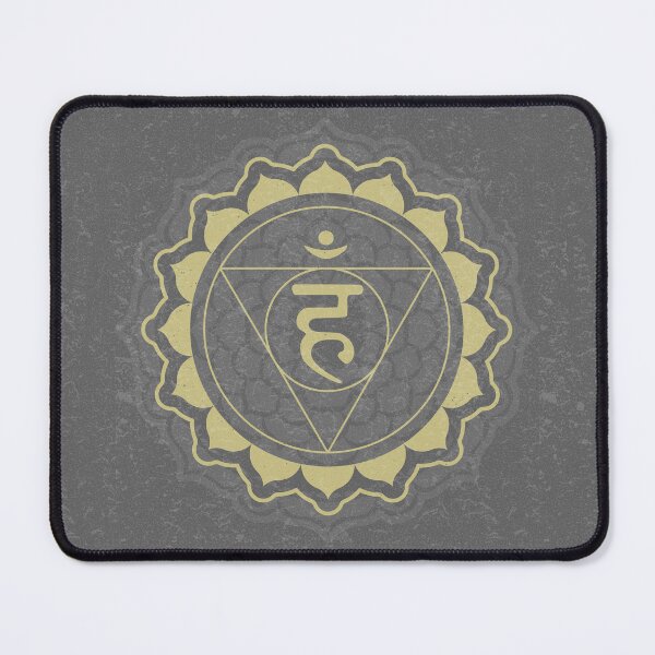 Item preview, Throat Chakra Mandala - Slate + Gold designed and sold by Irene Estelle.