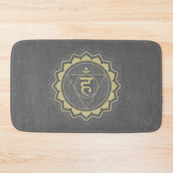 Item preview, Throat Chakra Mandala - Slate + Gold designed and sold by Irene Estelle.