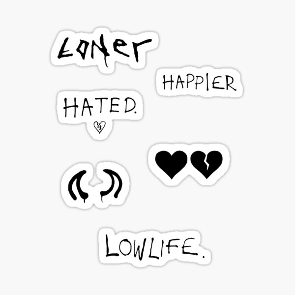 Item preview, Sticker pack Yung blud designed and sold by philox.