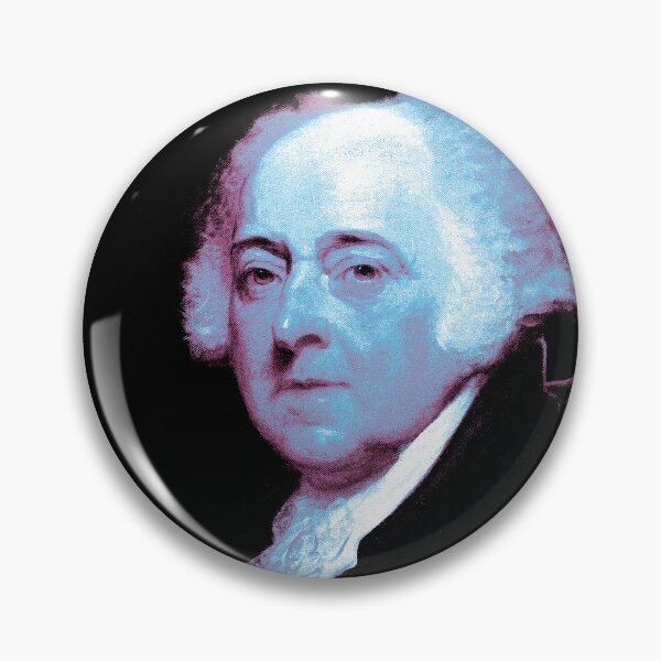 Artikelvorschau, Porträt von John Adams entworfen und verkauft von Syahrasi.