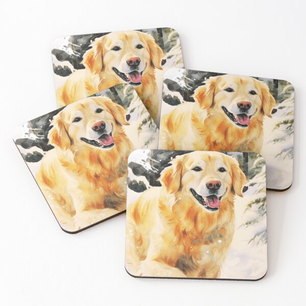 Item preview, Golden Retriever In The Snow designed and sold by TheAnimalZ00.