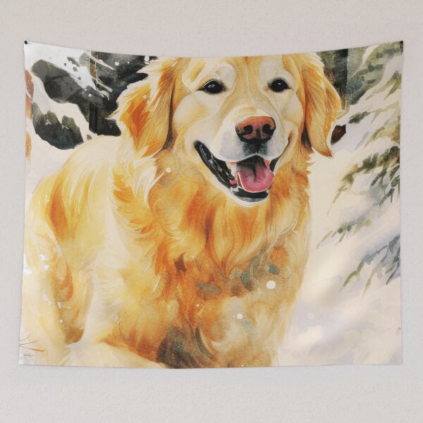 Item preview, Golden Retriever In The Snow designed and sold by TheAnimalZ00.