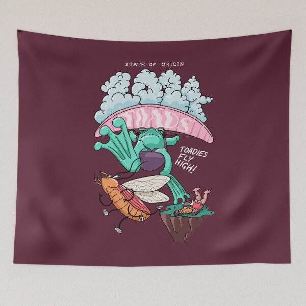 Item preview, 2024 Queensland Cane Toads - Paragliding State of Origin designed and sold by Lara Roche.