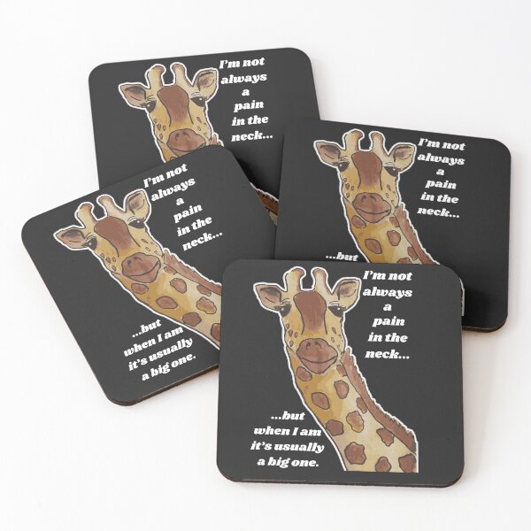 Item preview, Giraffe Big Neck Pain designed and sold by RhondaLily.