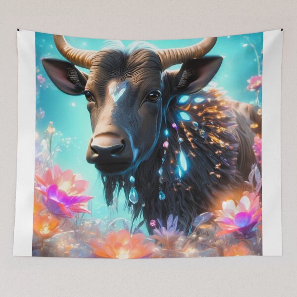 Item preview, wildebeest head, mammal, herbivore living in Africa designed and sold by janjacbu.