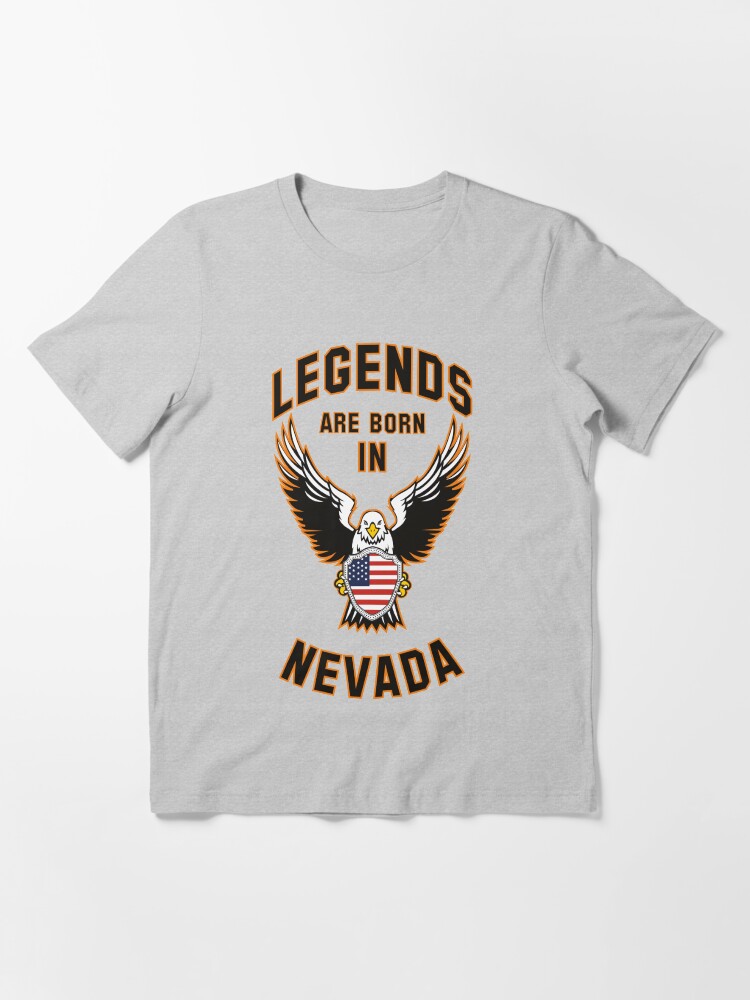 Alternate view of Legends are born in Nevada Essential T-Shirt