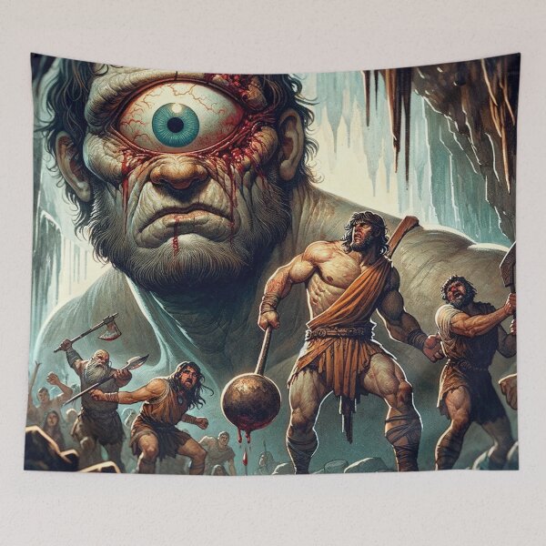 Item preview, Cyclops Battle with Odysseus designed and sold by shakespeare1212.