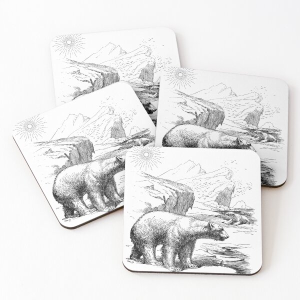 Item preview, The Big Bear Of Bad News Minimalist Art designed and sold by justypun.