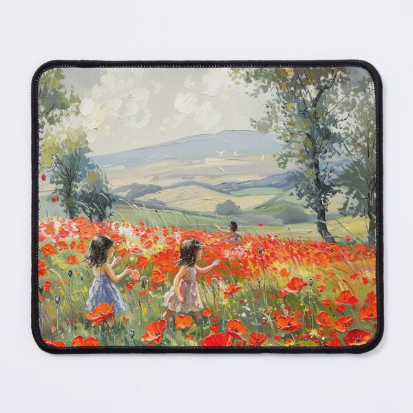 Item preview, Brilliant Poppy Flower Garden designed and sold by ErdmanBerge.
