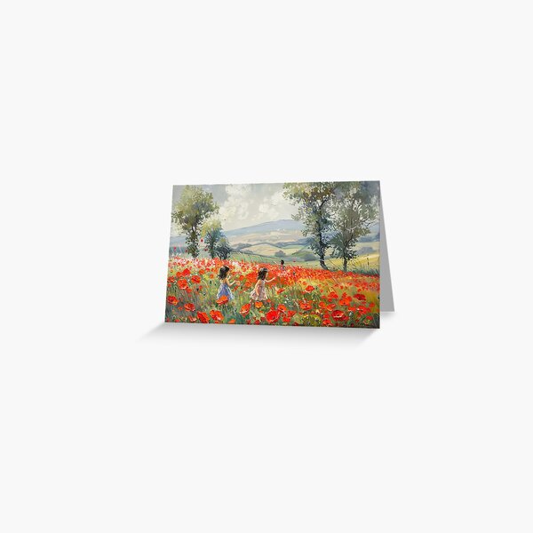 Item preview, Brilliant Poppy Flower Garden designed and sold by ErdmanBerge.