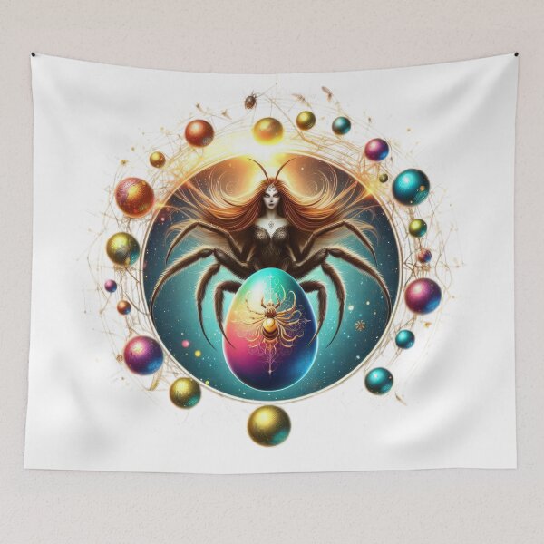 Item preview, egg spider woman Fantasy Happy Easter animals designed and sold by Expressions-Sel.