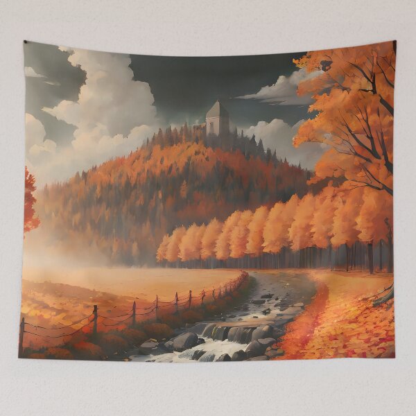 Item preview, Autumn landscape designed and sold by Pixevol.
