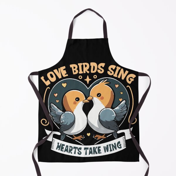 Item preview, Love Birds Sing Hearts Take Wing designed and sold by RuggedCocoShop.