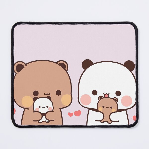 Item preview, Bubu and Dudu Plushie | Cute Bear Couple | Panda Yier | Bubu Brownie Bear designed and sold by valeriehsin.