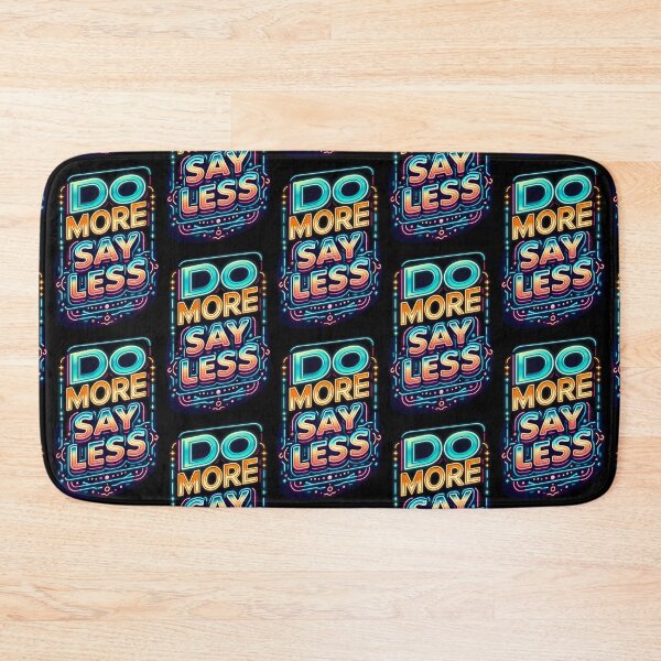 Item preview, Do more, say less, typography designed and sold by maxmaj.