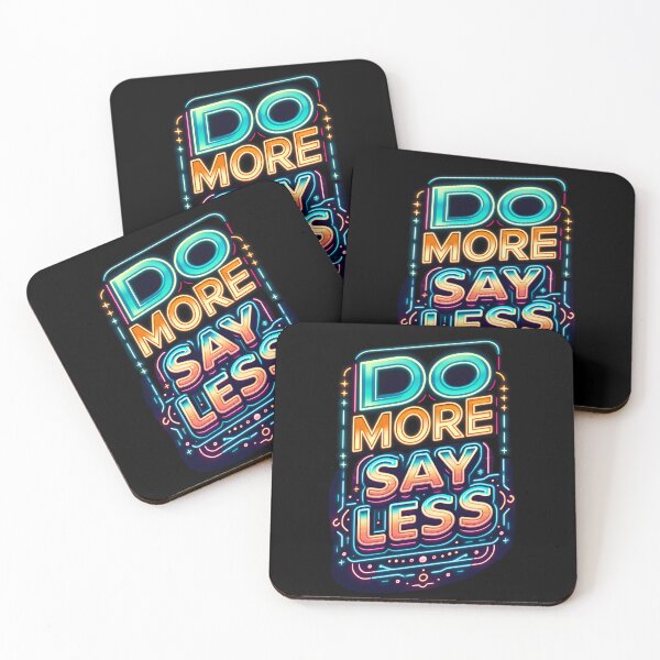 Item preview, Do more, say less, typography designed and sold by maxmaj.