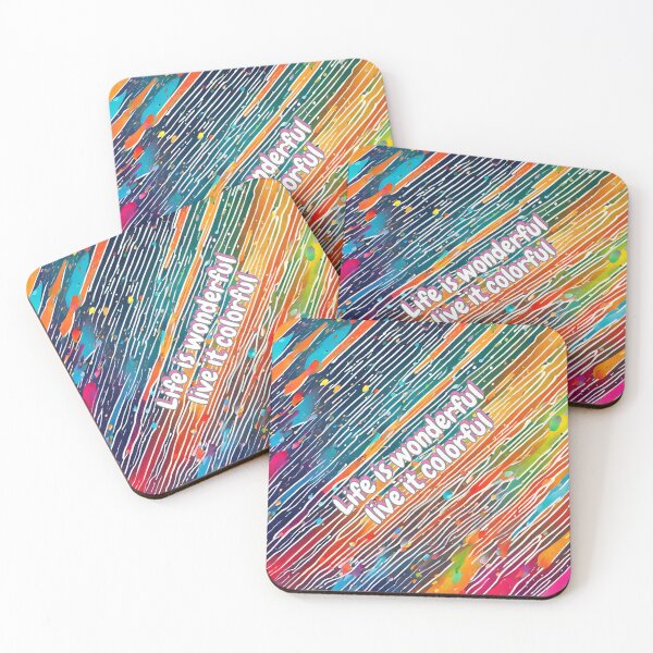Item preview, colorful line oil painting style designed and sold by DigiArtNDesign.